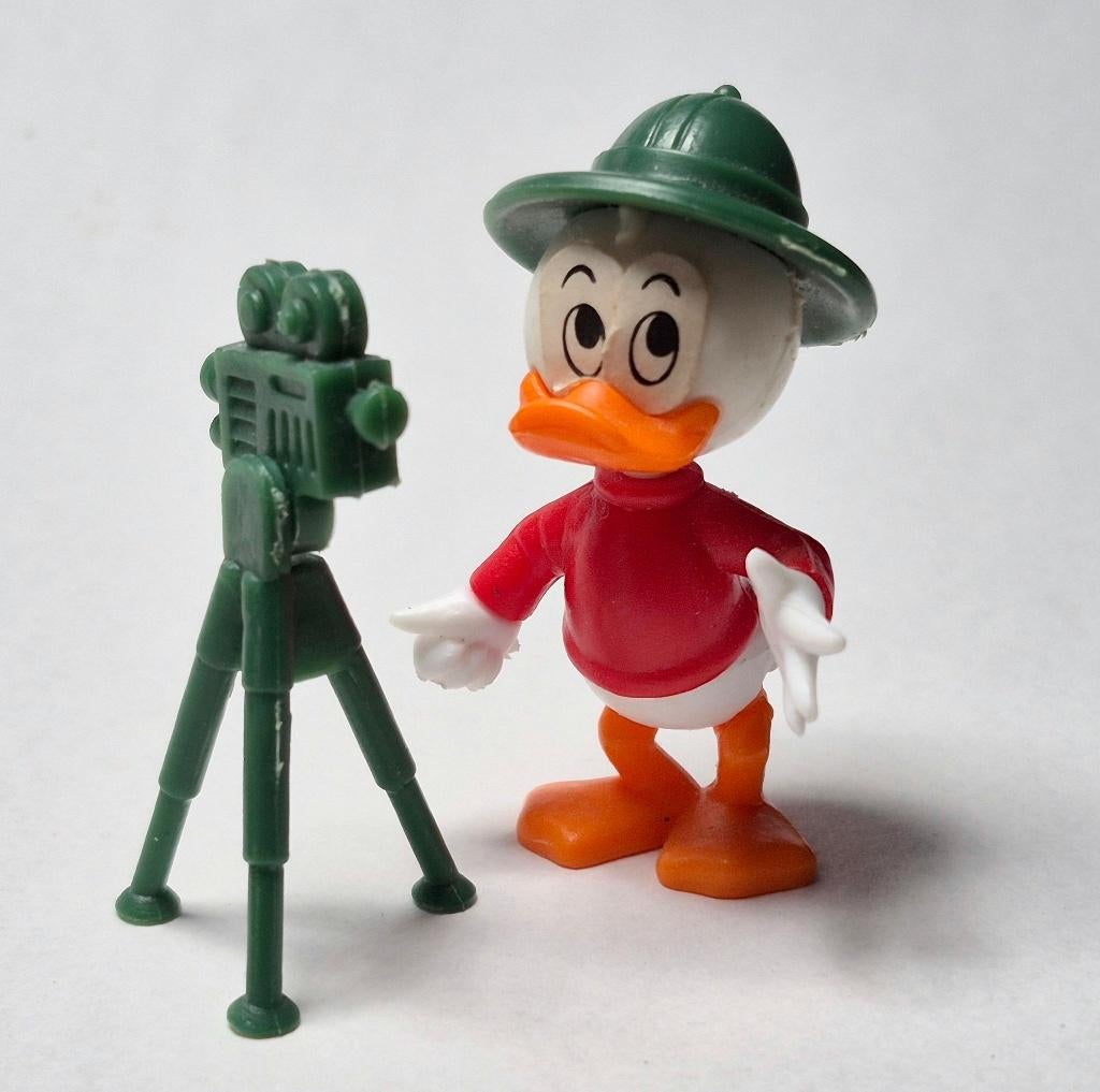 Toons Donald und seine Freunde auf Safari Neffe mit Kamera, Verzamelen, Verrassingseieren, Ophalen of Verzenden, Gebruikt, Steekfiguren