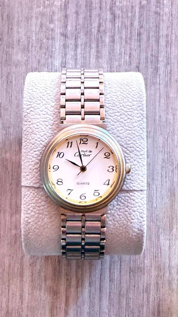 Montre cartier must vintage, Enlèvement, Acier, Acier