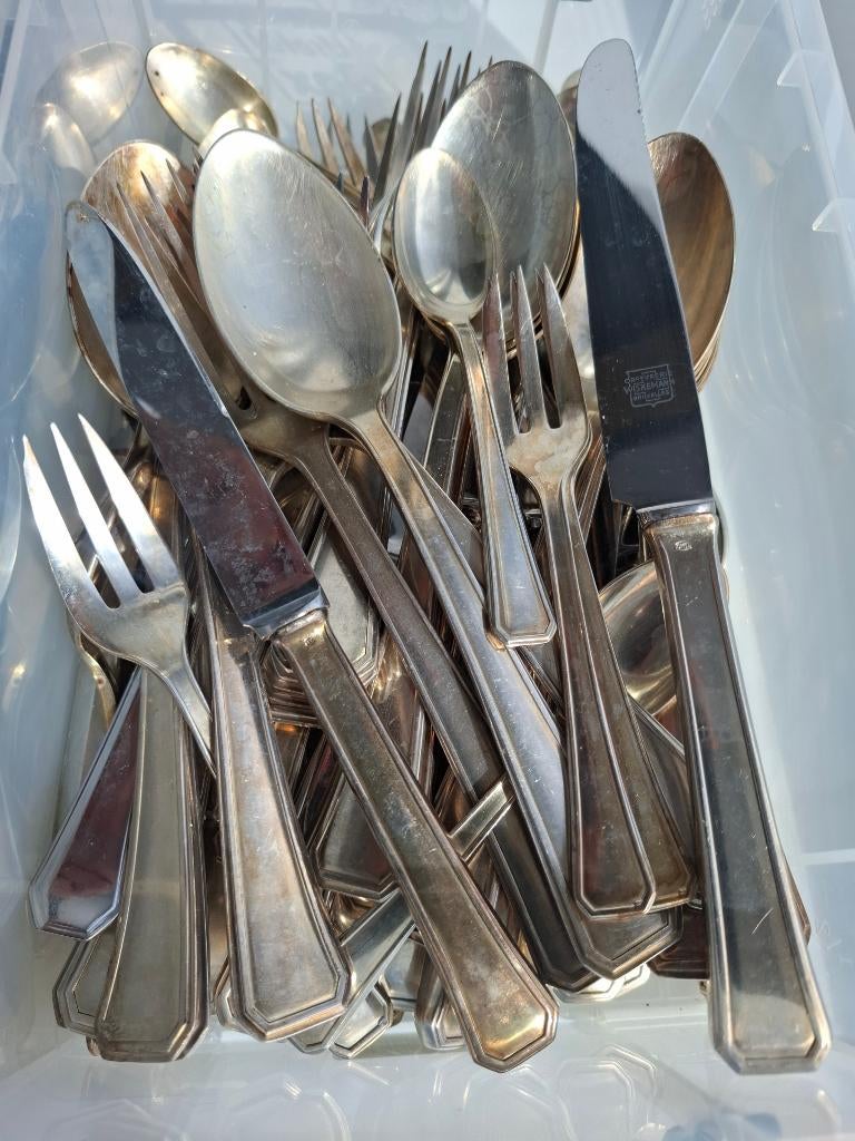 Bestek Wiskemann zilver, Antiek en Kunst, Ophalen