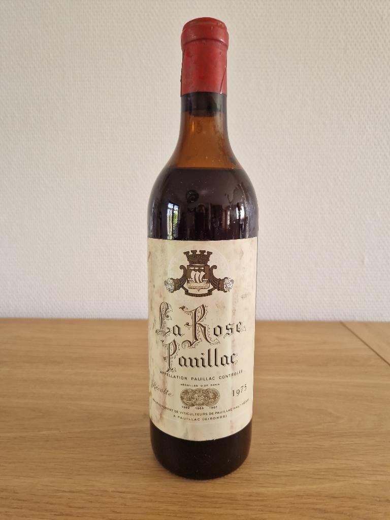 La Rose Pauillac - 1975 - Pauillac, Collections, Vins, Neuf, Vin rouge, France, Enlèvement ou Envoi