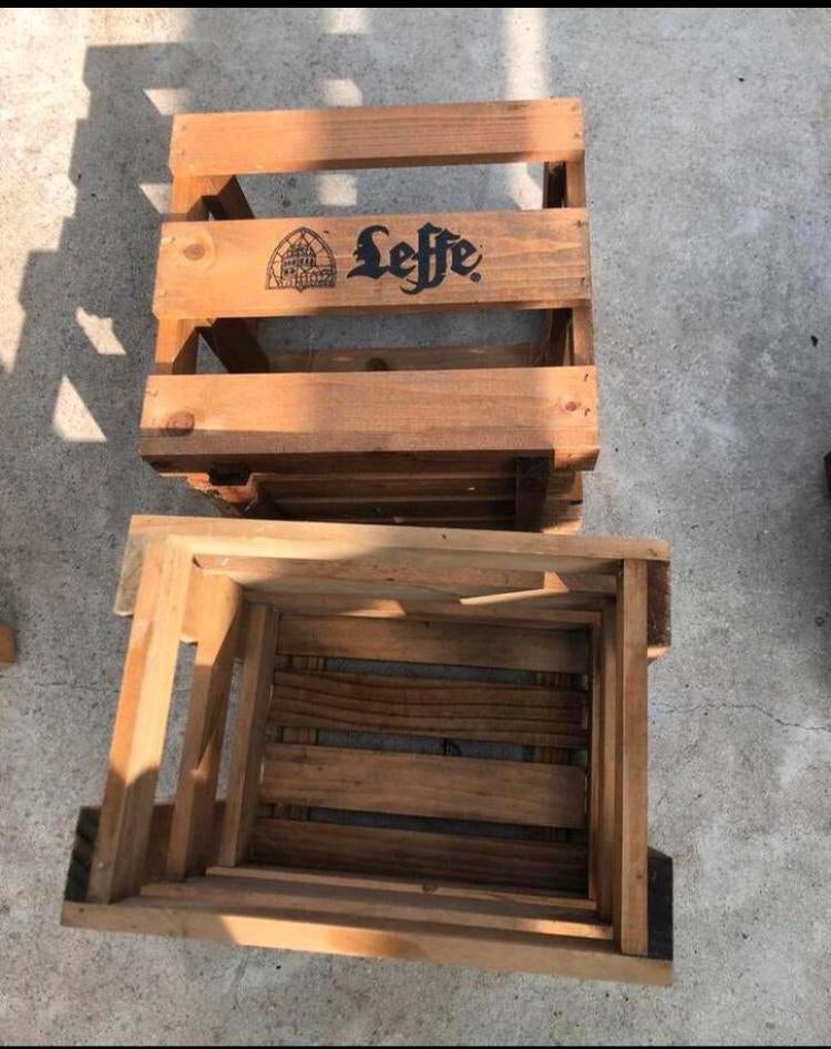 Houten bakjes, Ophalen, Zo goed als nieuw