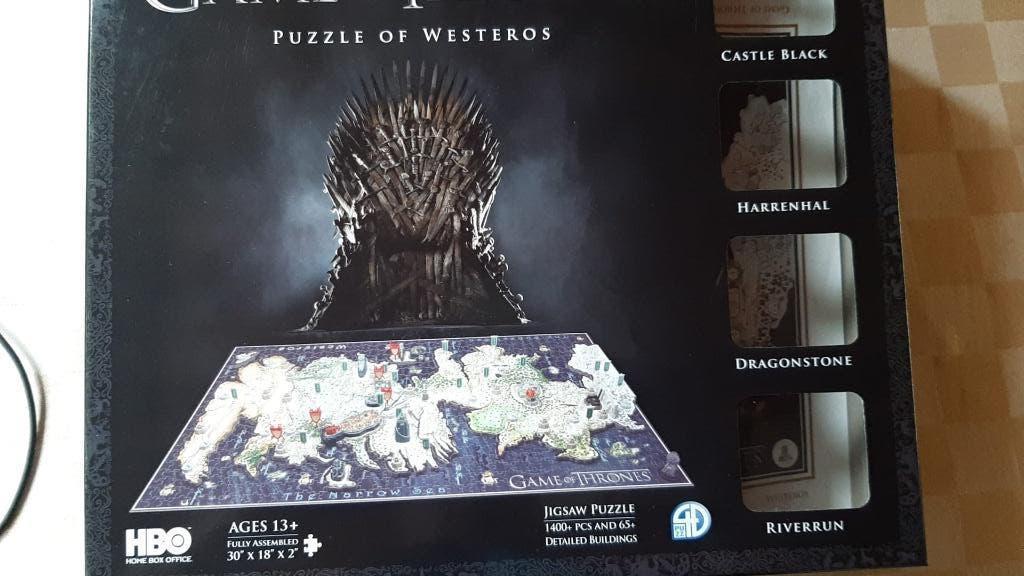 Puzzle 3D Game of Thrones Westeros & Essox 1400+ pièces, Hobby & Loisirs créatifs, Envoi, 500 à 1500 pièces, Neuf