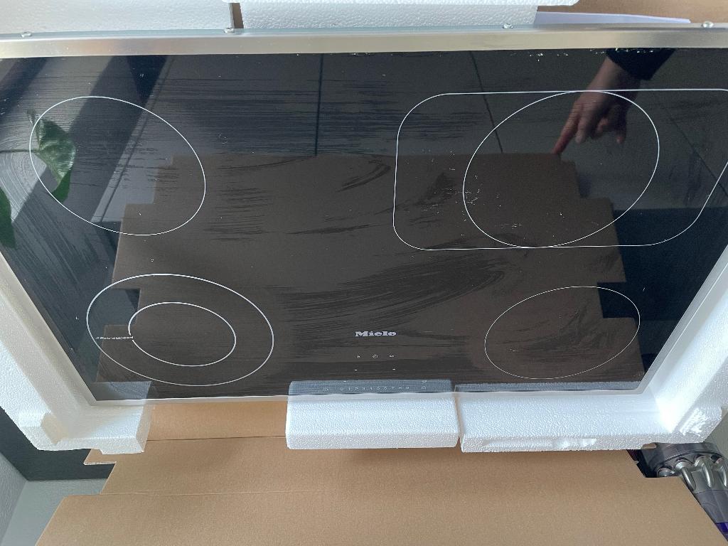 Keramische kookplaat Miele, Ophalen, Gebruikt, Minder dan 85 cm, 60 cm of meer