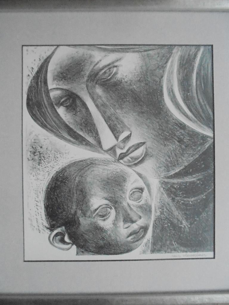 Julien van Vlasselaer  1907 - 1982   Moeder + kind, Verzenden