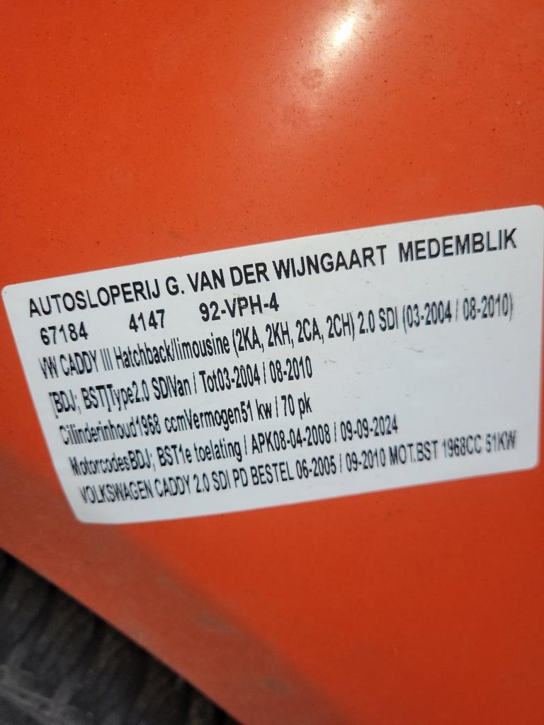 vw caddy  imperiaal sidebars trekhaak tussenwand, Auto diversen, Dakdragers, Gebruikt, -, -, Ophalen of Verzenden