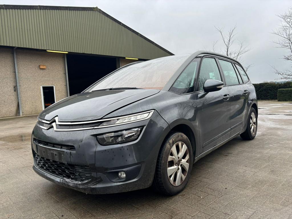 Citroën c4 picasso HANDELAAR/EXPORT/7zit/1.6HDI, Auto's, Citroën, Voorwielaandrijving, Euro 5, Stof, Zwart
