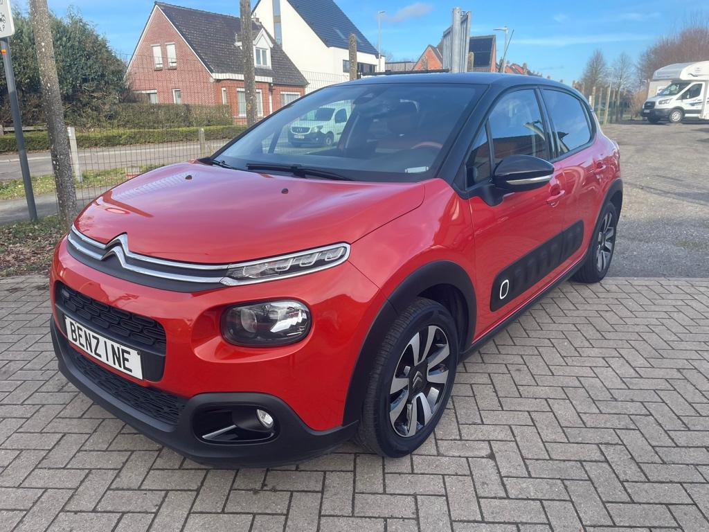 Citroen C3 1.2 benzine van 12/2016 met 90000km!, Auto's, Citroën, Voorwielaandrijving, Testrit aan huis, USB, Leder en Stof