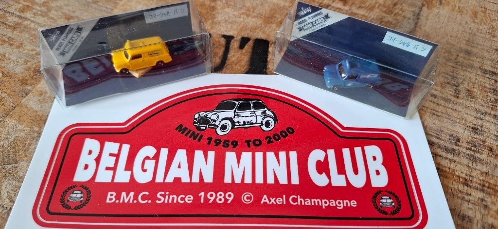 Lot 2x VAN MINI ROAD SERVICE (AA+RAC) MINI CARS JAPAN Neuf, Hobby en Vrije tijd, Modelauto's | Overige schalen, Nieuw, Auto, Ophalen of Verzenden