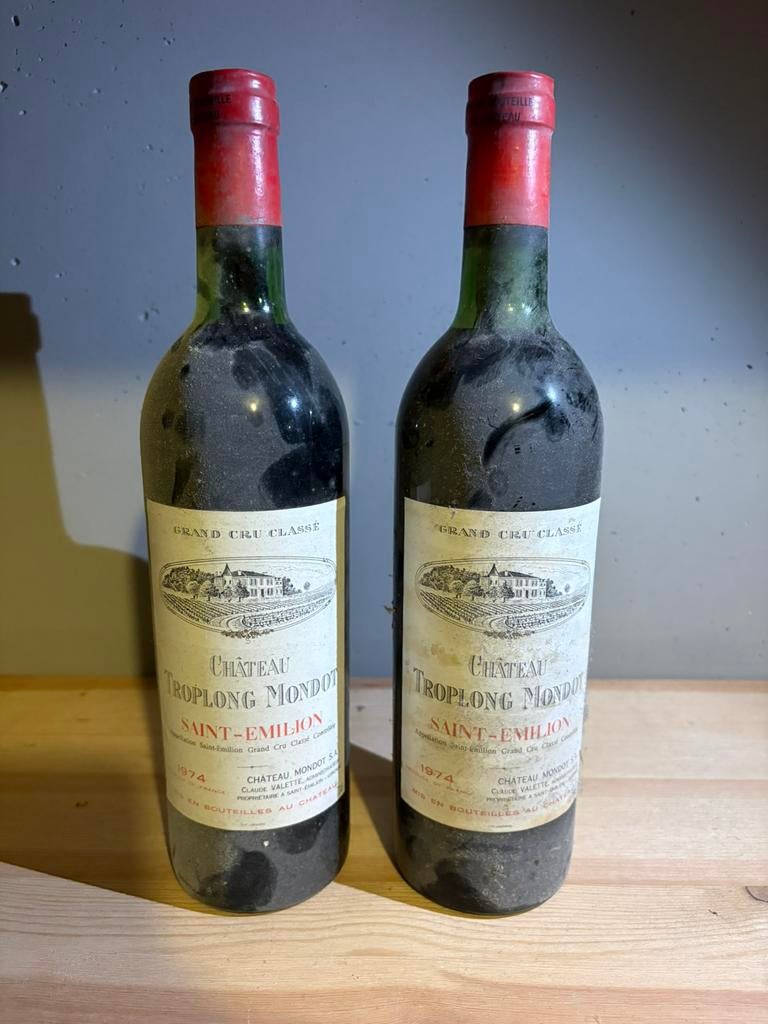 Saint - Emilion Grand Cru Classé - Troplong Mondot - 1974, Enlèvement, Comme neuf