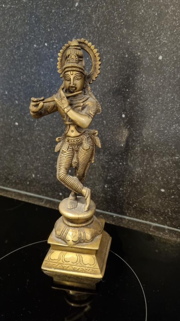 Beeldje uit India, Antiek en Kunst, Antiek | Brons en Koper, Ophalen of Verzenden