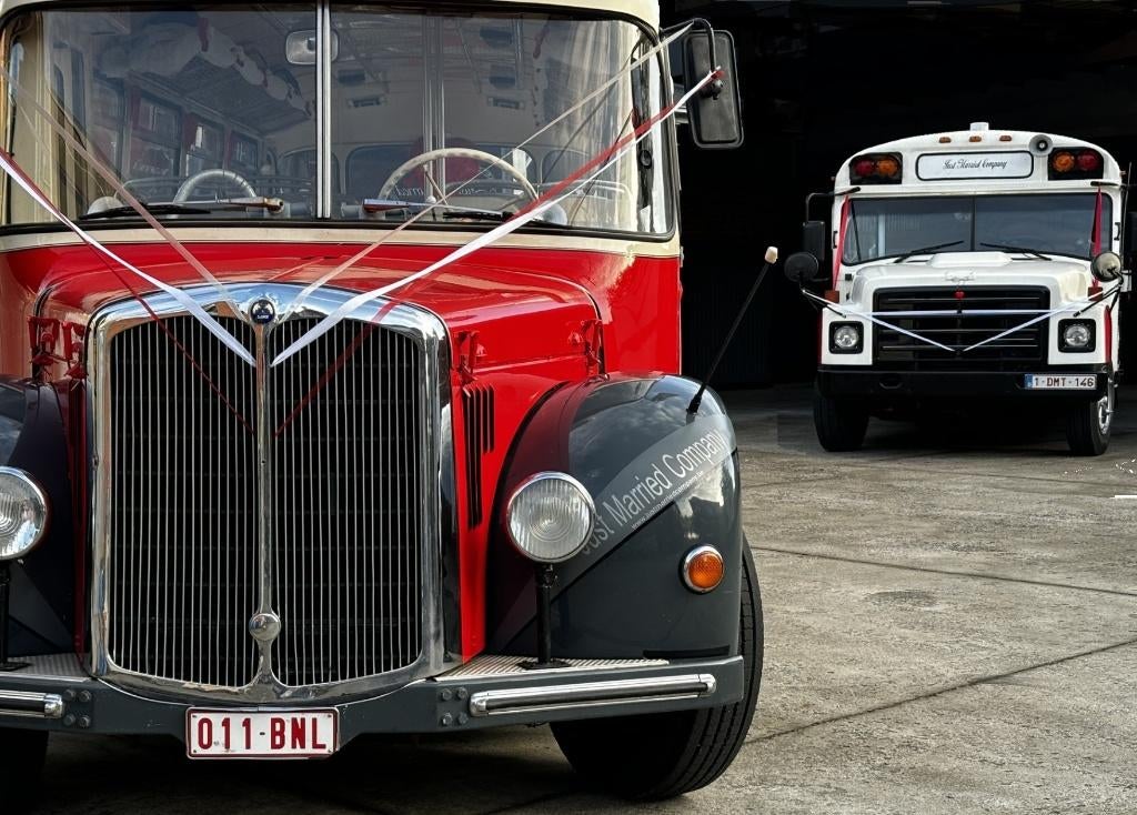 Trouwbus Saurerbus en usa bus, Auto's, Diesel, Particulier, Euro 4, Te koop