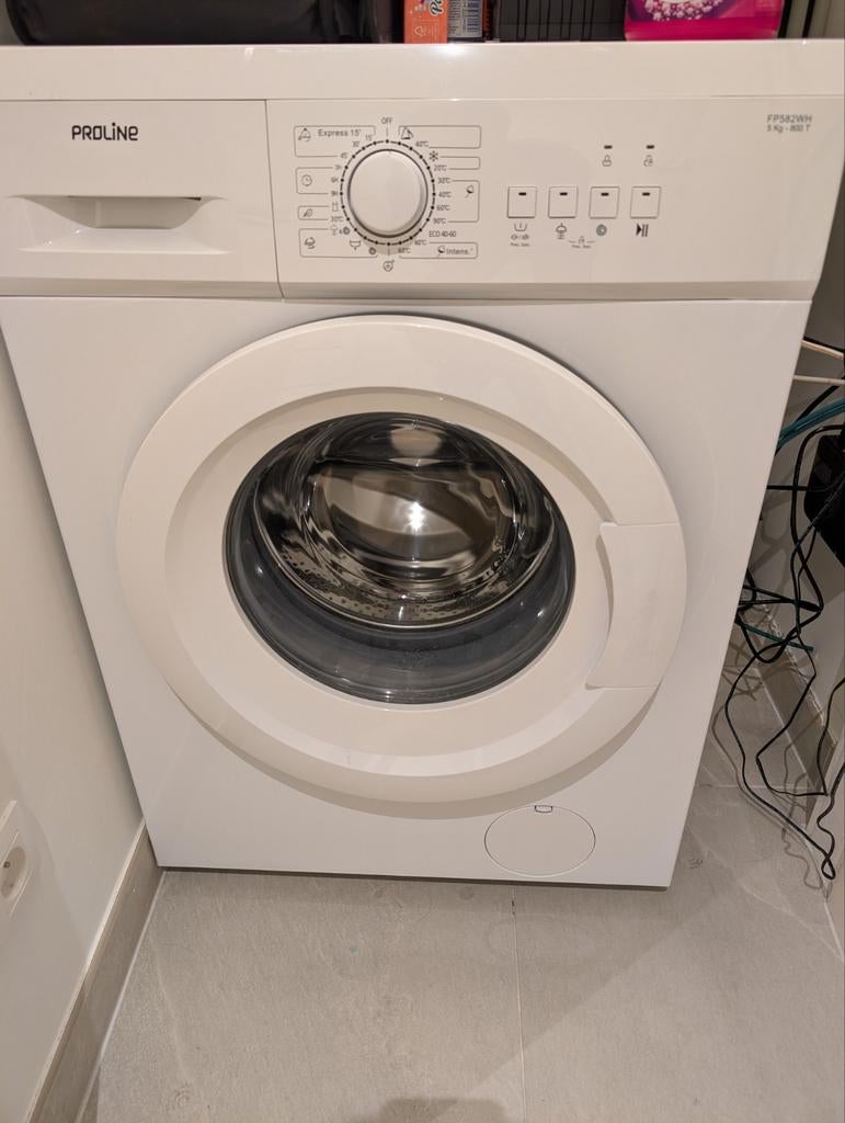 Wasmachine Proline FP582WH 5Kg 800T, Ophalen