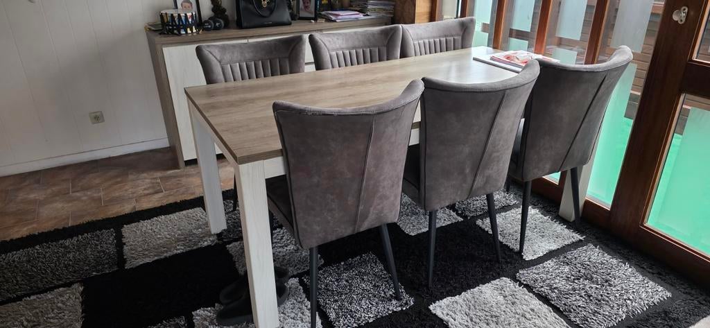 Tafel met 6 stoelen, Tuin en Terras, Ophalen