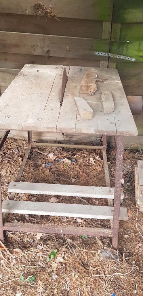 Antieke tafelzaag voor de liefhebber, Ophalen, Gebruikt