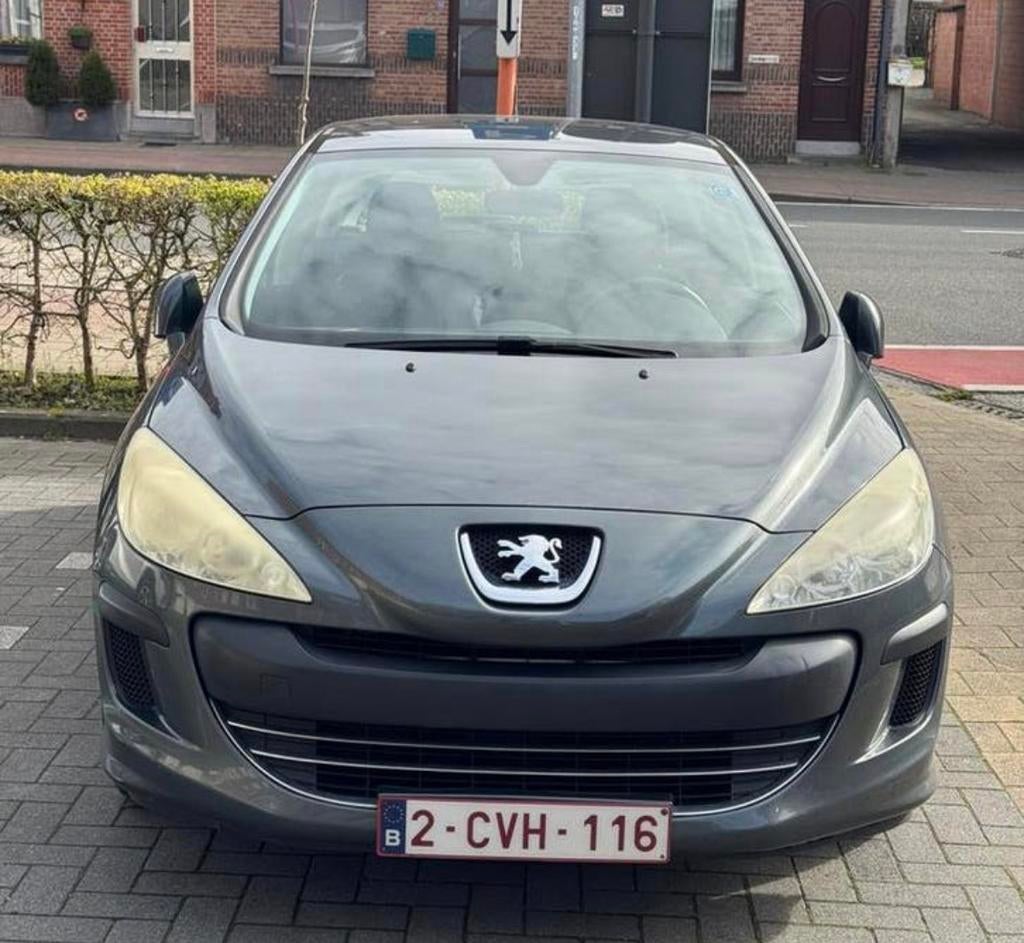 Peugeot 308, 2008 1.6 benzine, Autos, Peugeot, Argent ou Gris, Achat, Boîte manuelle, Noir