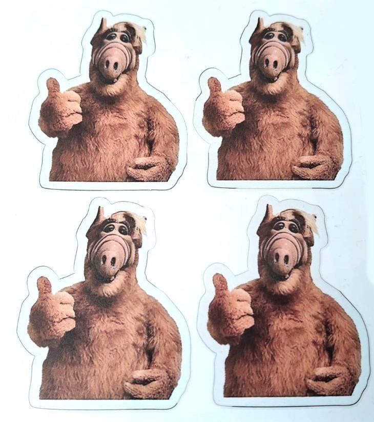 4x Alf Sticker NY, Verzamelen, Verzenden, Nieuw