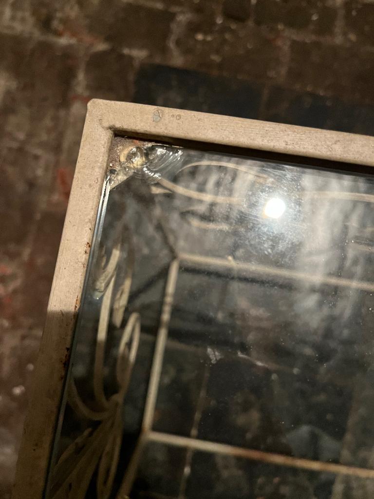 Table d’appoint, Ophalen, Gebruikt, Rechthoekig, Glas