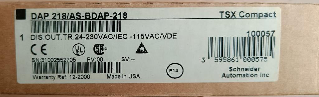 Modicon TSX compact Digitale output kaart, Verzenden, Nieuw