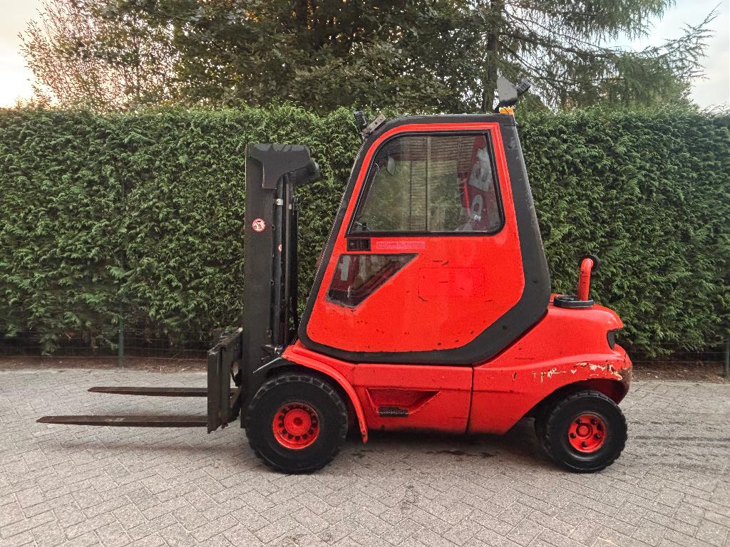 Super sterke Linde H30 diesel met side shift, Ophalen, 3000 tot 4000 kg, Diesel, LINDE