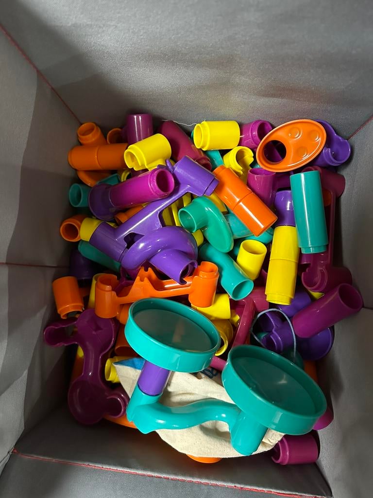 Knikkerbaan met knikkers, Kinderen en Baby's, Speelgoed | Educatief en Creatief, Ophalen of Verzenden, Gebruikt, Bouwen