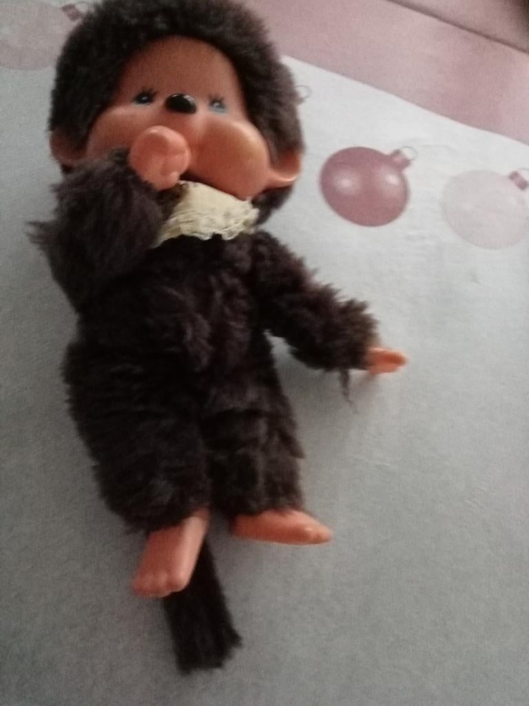 Peluche Monchichi, Verzamelen, Poppen, Ophalen of Verzenden, Gebruikt, Overige typen