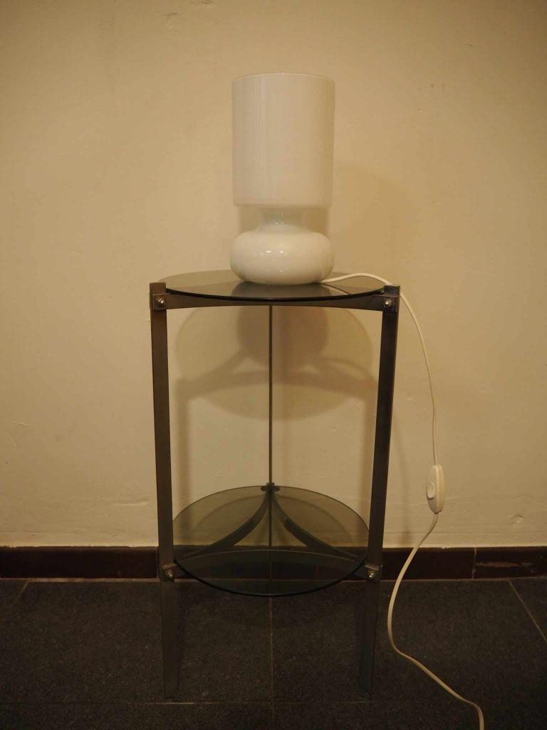 Mid-century design bijzettafeltje, Space Age, 1970s, 50 tot 100 cm, Rond, 25 tot 50 cm, Ophalen