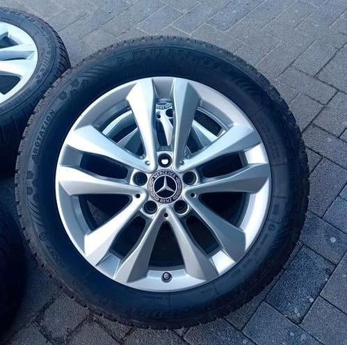 Winterbanden runflat velgen Mercedes C W205 17inch 6,5mm ❄️, Enlèvement, Utilisé, Mercedes-Benz
