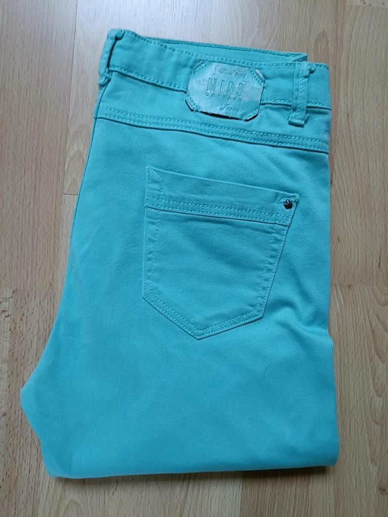 Pantalon Miss Captain vert menthe, Enlèvement ou Envoi, Comme neuf