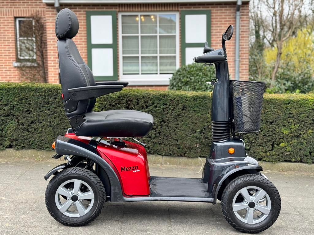 Scootmobiel Life&Mobility Mezzo 4 rosso elektrische scooterj, Diversen, Ophalen of Verzenden, Inklapbaar, Zo goed als nieuw, Elektrische rolstoel