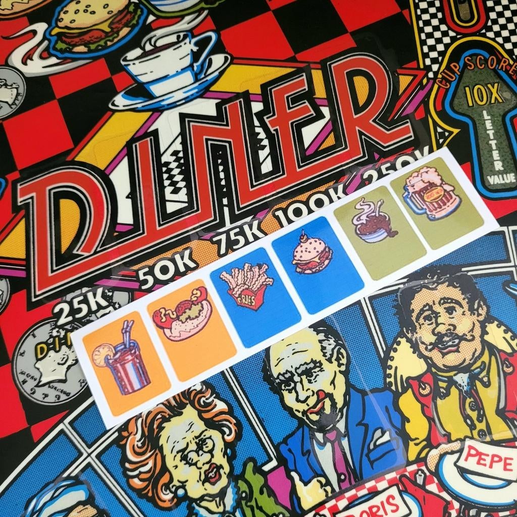 Autocollants cibles Diner Williams, Ophalen of Verzenden, Nieuw, Williams