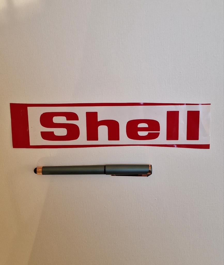 Auto stickers shell, Ophalen of Verzenden