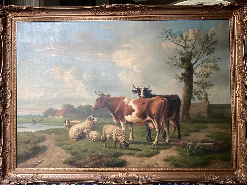 Schilderij van Louis Pierre Verwee, Ophalen of Verzenden