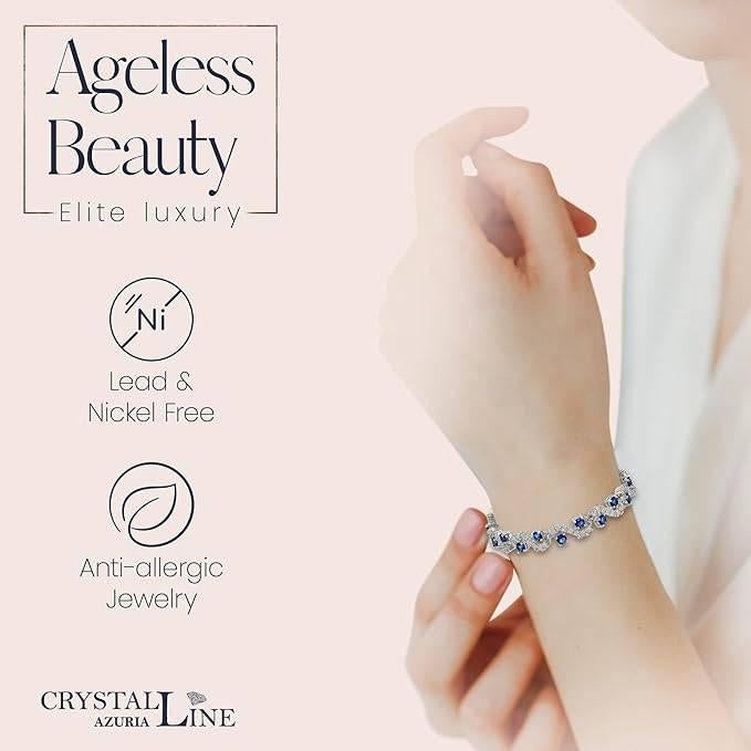 Tennisarmband | verguld | kristallen | GRATIS LEVERING, Met kristal, Overige materialen, -, Verzenden