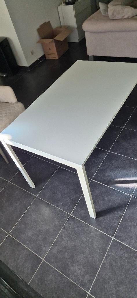 Witte Ikea eettafel (GRATIS OP TE HALEN), Ophalen, Overige materialen, Gebruikt, 100 tot 150 cm