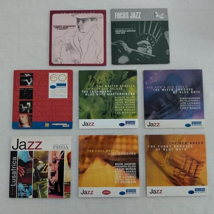 8 jazz compilatie CD's - blue note, Ophalen of Verzenden, Jazz