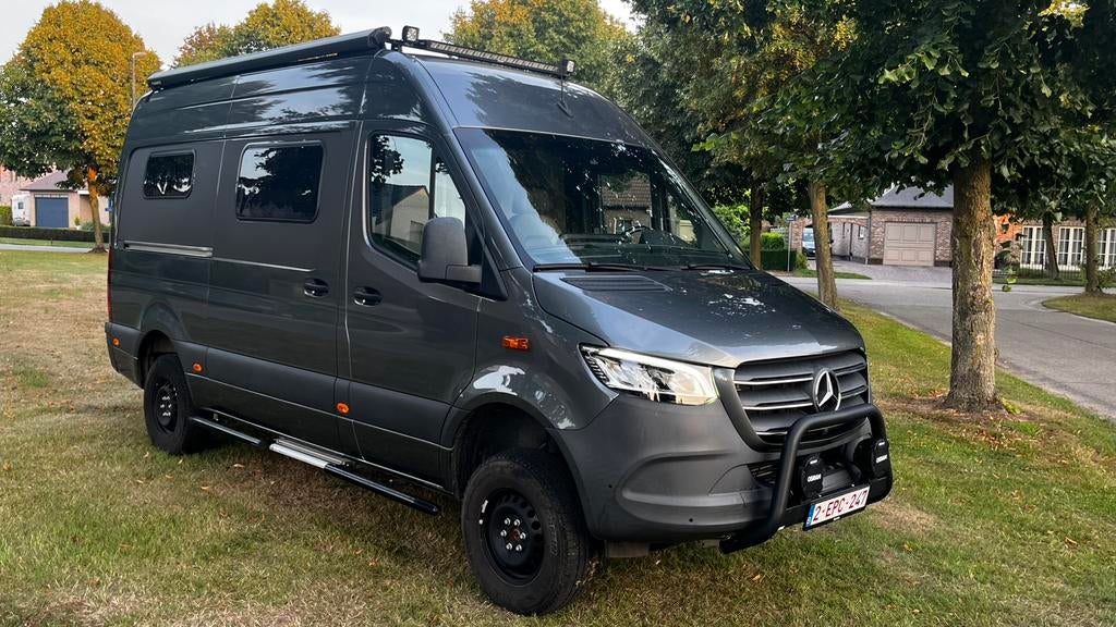 Frankia Yucon 4x4 mobilhome Full Full option (Mercedes), Caravans en Kamperen, Mobilhomes, Bedrijf, tot en met 2, Half-integraal