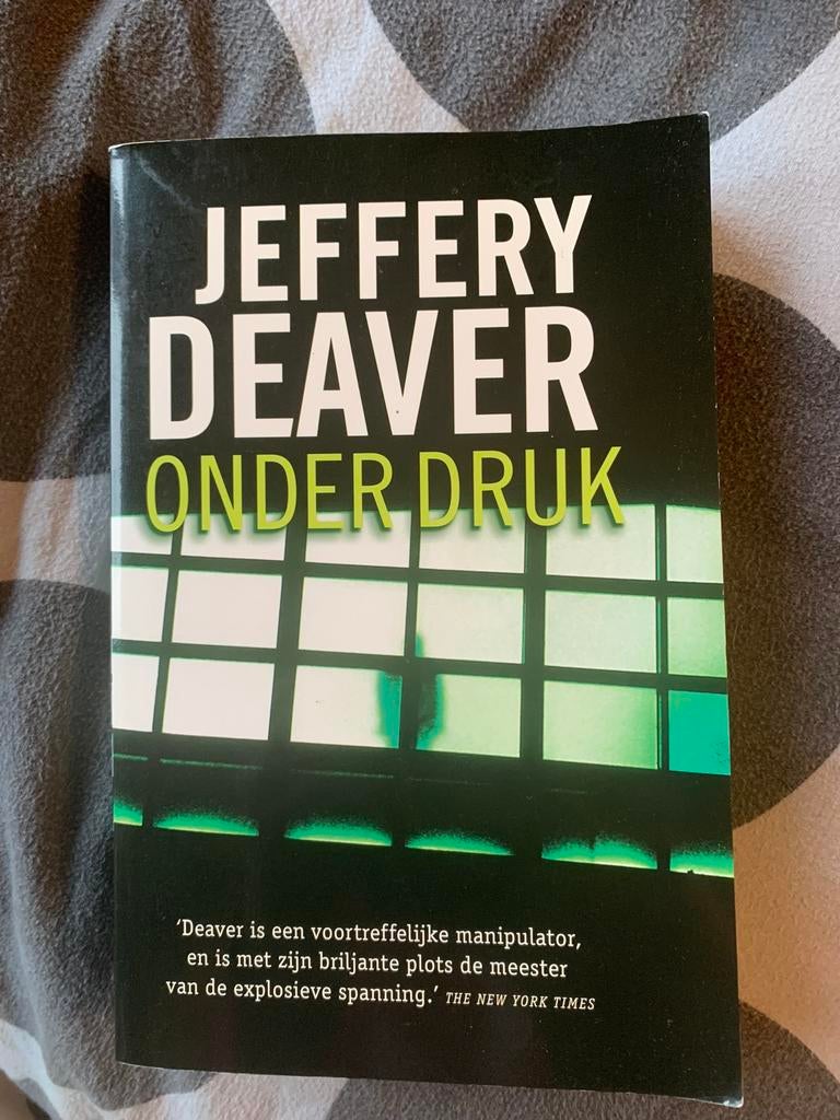Jeffery Deaver - Onder druk, Livres, Thrillers, Enlèvement ou Envoi