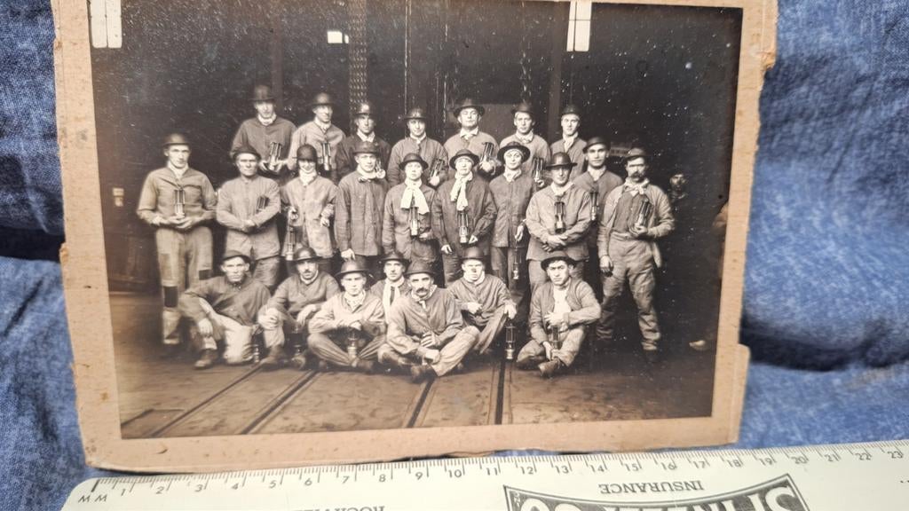 Photo 'grouoe mineurs Borinage, Enlèvement ou Envoi, Comme neuf, Photo