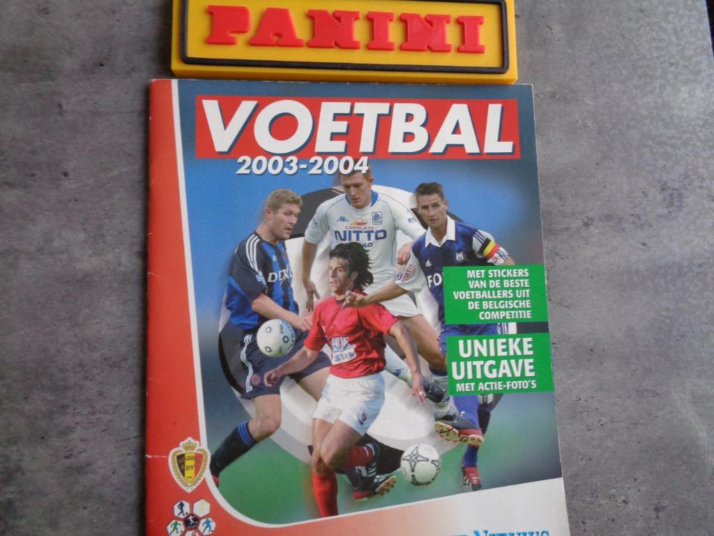 PANINI STICKER ALBUM VOETBAL FOOTBALL 2003/4 Volledig      *, Ophalen of Verzenden, Zo goed als nieuw, Sticker