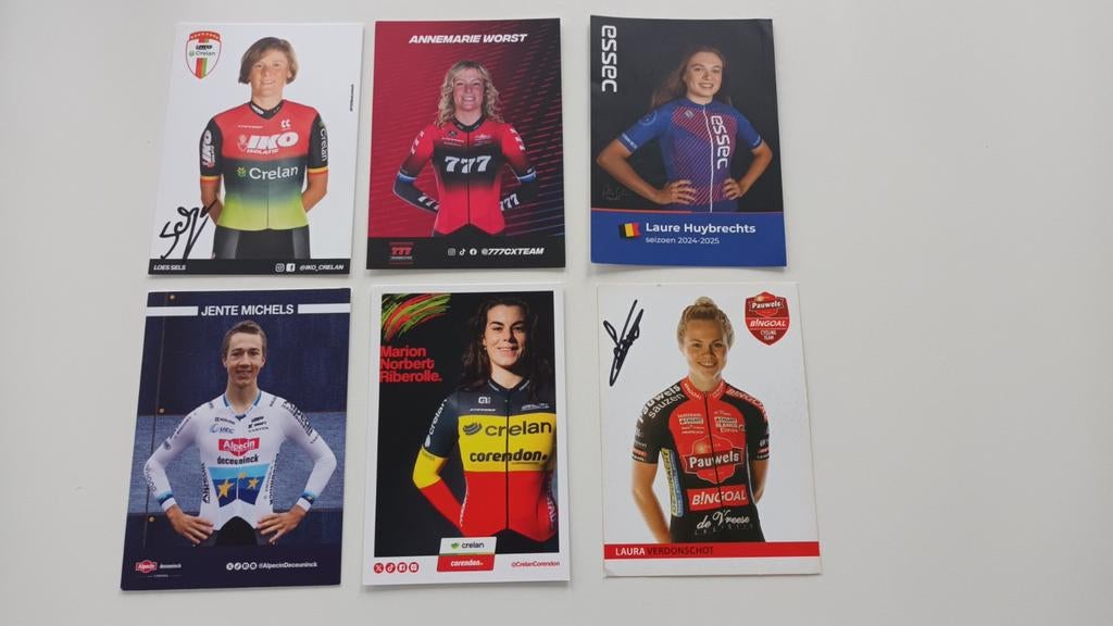 Wielrenners dames, oa marion norbert Riberolle., Ophalen of Verzenden