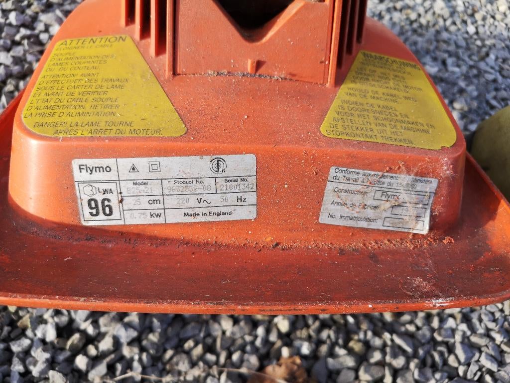 Tondeuse électrique Flymo, Jardin & Terrasse, Tondeuse rotative, Enlèvement, Utilisé, Tondeuses à gazon électriques