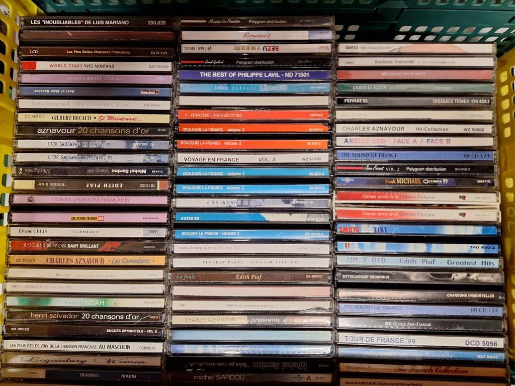 Lot 80 x Cd's - Frans liedje, Ophalen of Verzenden, Gebruikt