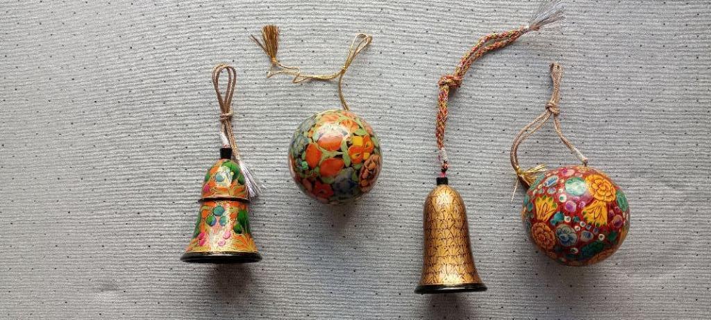 Kerstversiering handgeschilderd, Ophalen, Zo goed als nieuw