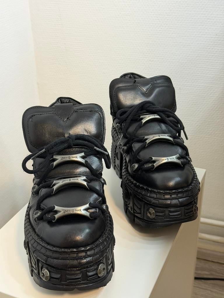 New Rock boots M Wall s10, Bottes, Enlèvement ou Envoi, New rock, Comme neuf