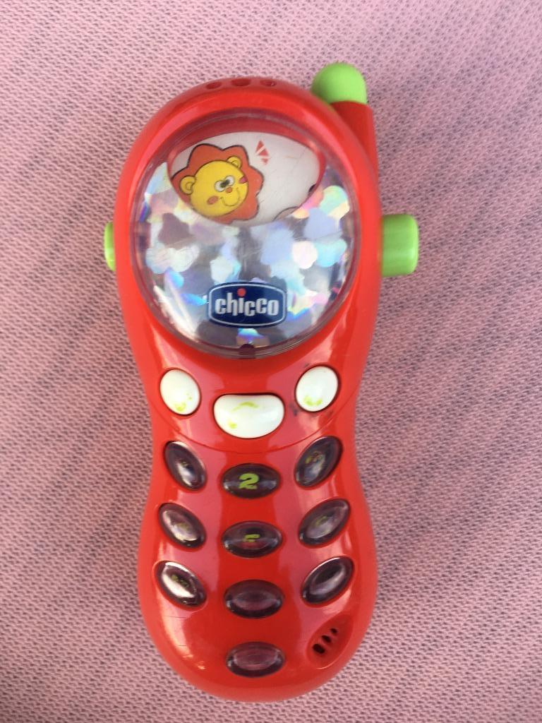 SPEELGOED GSM CHICCO ZO GOED ALS NIEUW, Enlèvement ou Envoi, Comme neuf, Mobile, Sonore