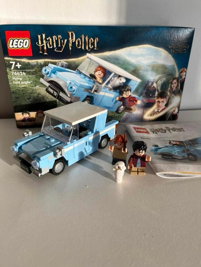 Lego 76424 - Vliegende Ford Anglia, Ophalen, Zo goed als nieuw, Lego