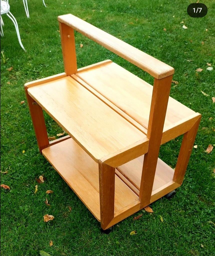 Chariot de service, chariot, modèle scandinave, Antiquités & Art, Enlèvement ou Envoi