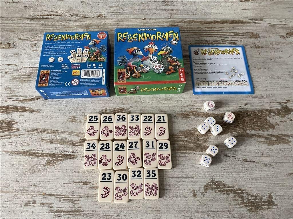Regenwormen 999 games [s326], Verzenden, Zo goed als nieuw