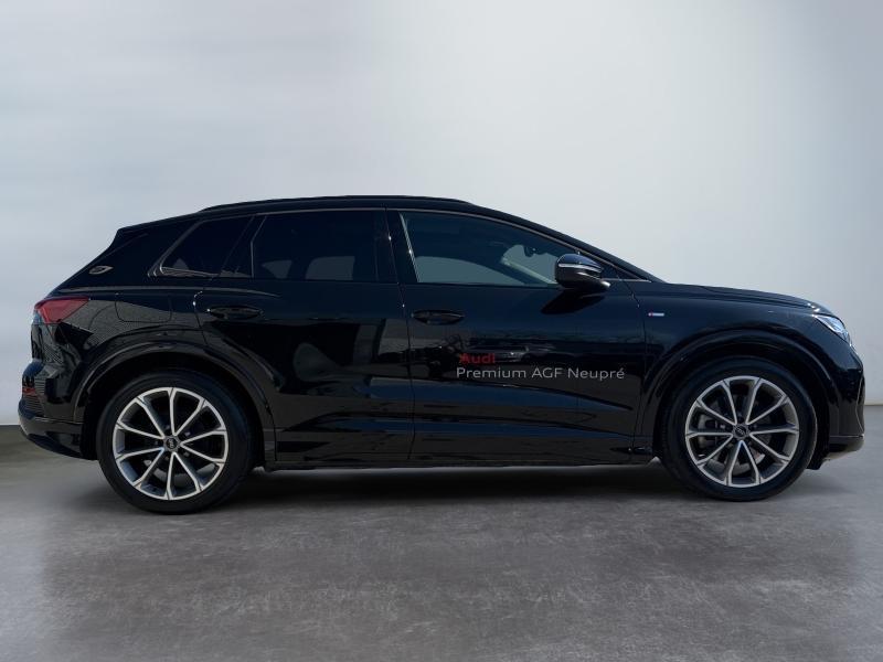 Audi Q4 e-tron 45 Quattro*Pano*Matrix*Sline*Shadow*, Auto's, Audi, Automaat, Parkeersensor, Zwart, Zwart