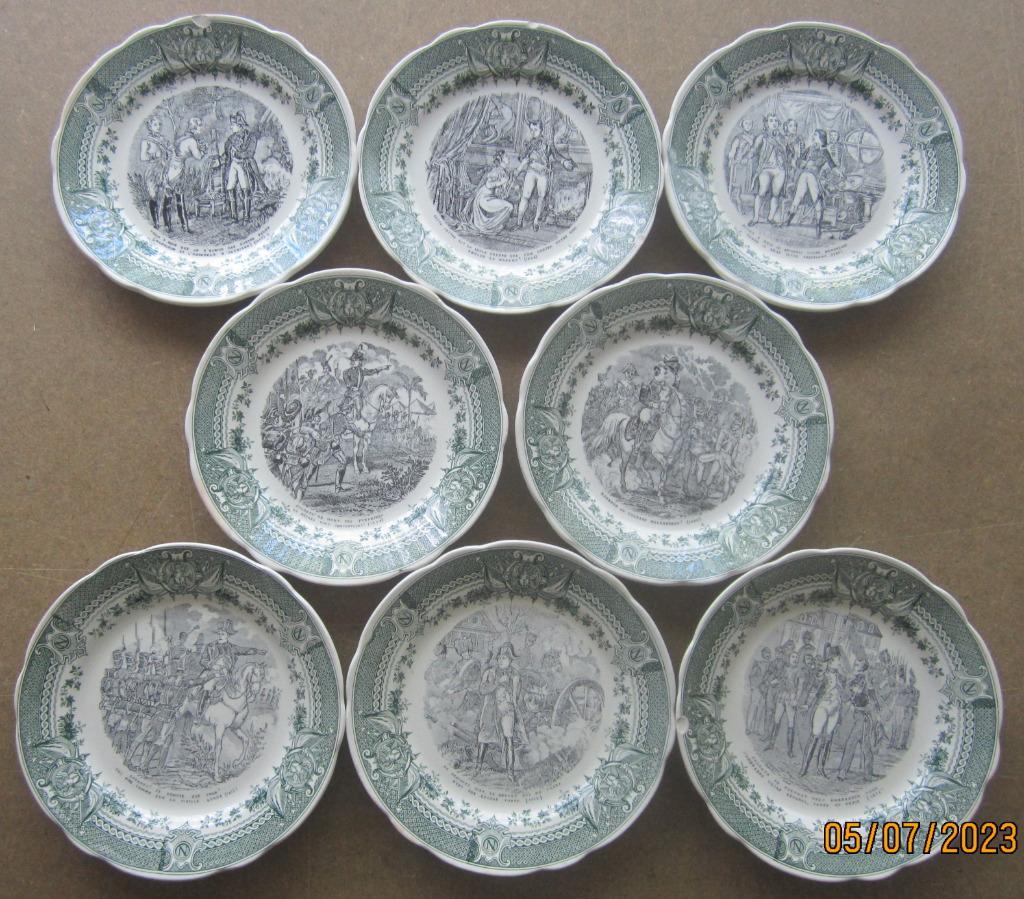 Porcelain - SARREGUEMINE - Napoleon, Antiek en Kunst, Ophalen